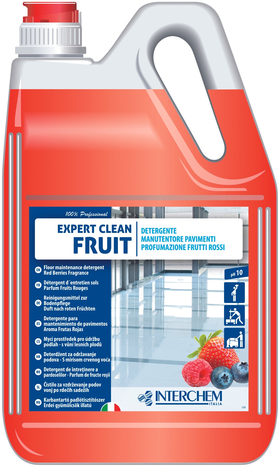 Expert Clean Fruit Kg 5 detergente pavimenti ai frutti rossi senza  risciacquo