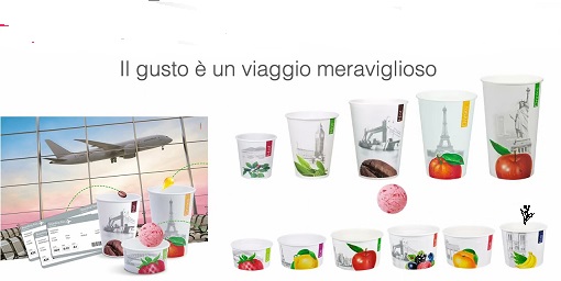 MEDCG16GCS -- 000 (8320) Coppetta carta gelato Ice & City ml 217 tipo 16 G 250 pezzi - immagine 1