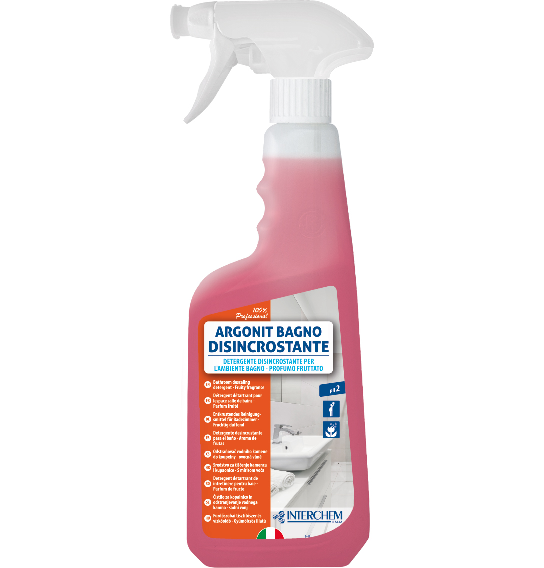 INT03ARBAL1X12 -- 000 (50) Argonit Bagno Disincrostante mlL 750
Detergente pronto uso per pulizia bagno - immagine 1