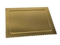 CARTTD3N -- 000 (7037) Vassoi Tronchi 20x40 Oro/Nero kg 10 - immagine 1