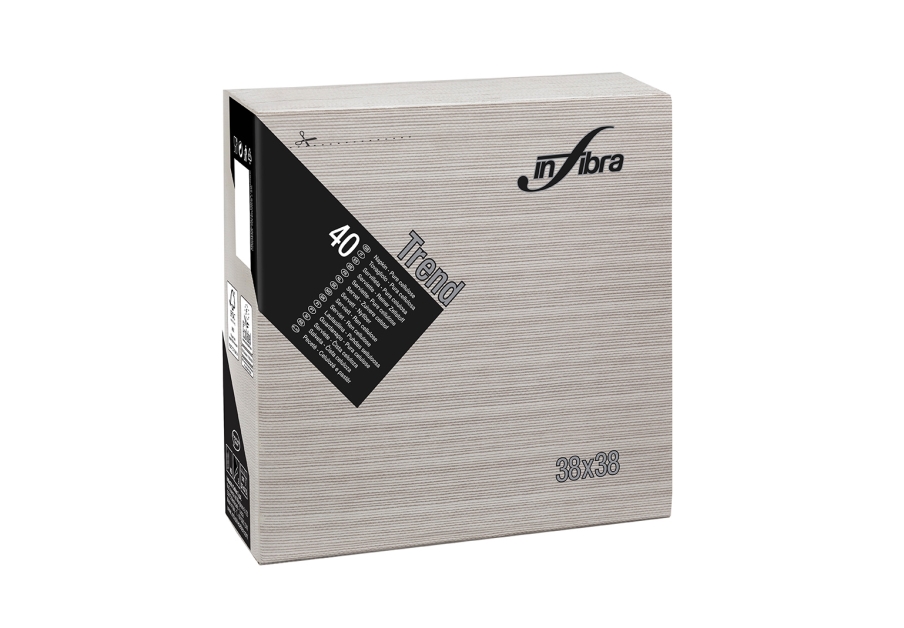 CELTI0976 -- 000 (6014) Tovaglioli 38X38 Trend Cacao pezzi 40 - immagine 1