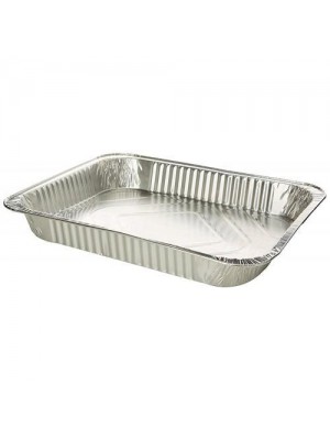 COM1323013400 -- 000 (3221) Vaschetta Alluminio 8 Porzioni 50 pezzi bordo G - immagine 1