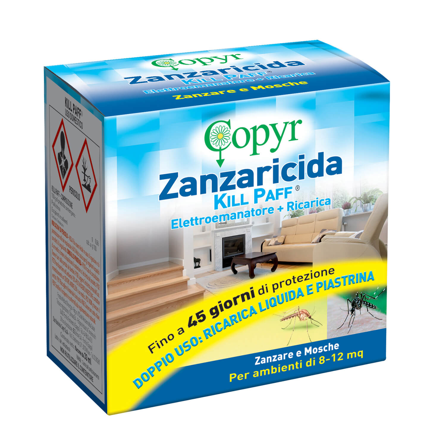 COPYR1230052 -- 000 (1413) Kill Paff Elettroemanatore + ricarica liquida - immagine 1