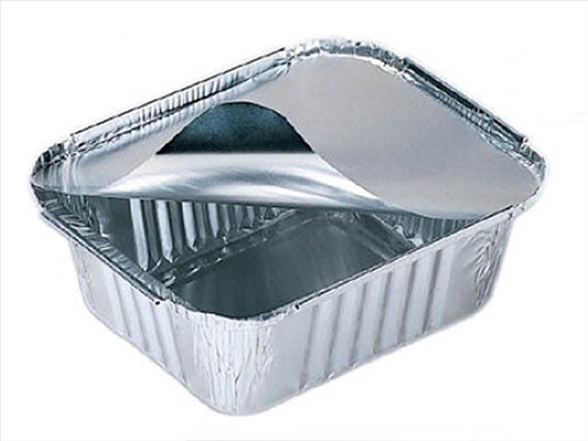 EUR1323012800 -- 000 (3215) Vaschetta Alluminio 1 porzione 128 L pezzi 100 - immagine 1