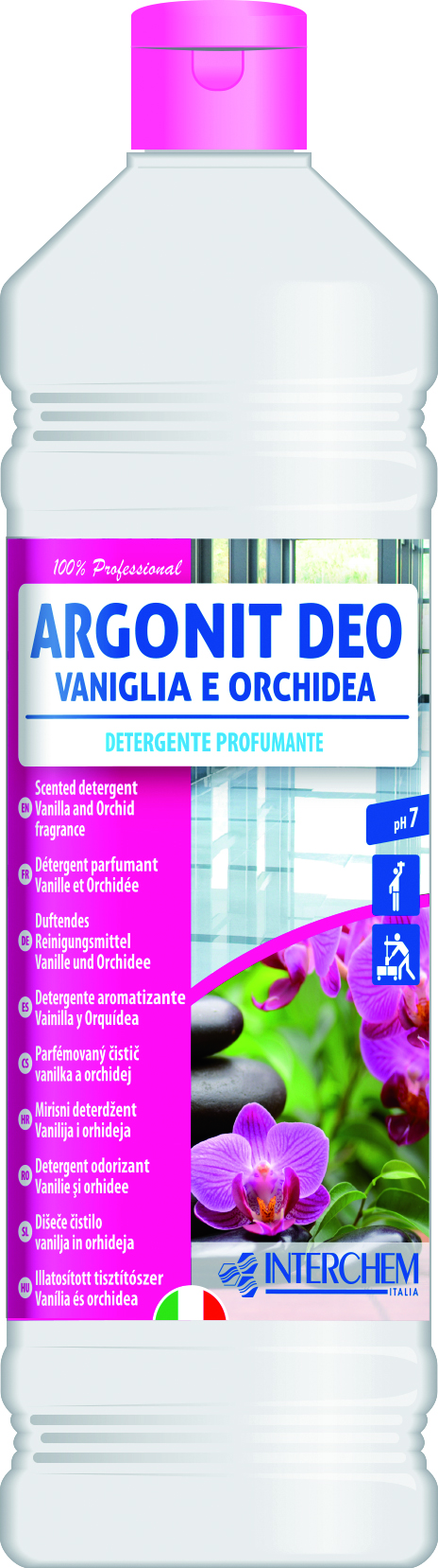 INTERADVO -- 000 (3935) Argonit DEO Vaniglia/orchidea lt 1 Detergente profumante liquido a lunga persistenza - immagine 1