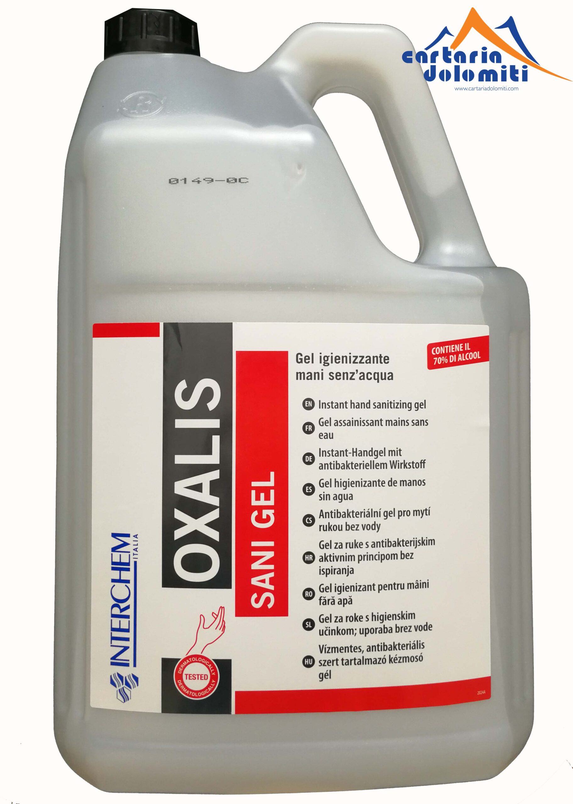 INTERCOXIGEL5 -- 000 (3986) Oxalis sani Gel kg 5 igienizzante - immagine 1