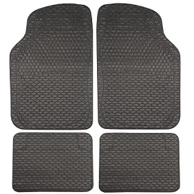 MAD140309 -- 000 (2715) Tappeti Auto Infinity pvc 4 pezzi
antiscivolo - immagine 1