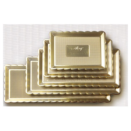 MPM060280088 -- 000 (3636) Vassoio Quadro Oro 88x88 pezzi 50 - immagine 1