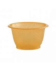 MPM251070160 -- 000 (6736) Coppette gelato Kristal cup light 160 gialla pz 100- h 5 cm - immagine 1