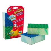 ORL503222 -- 000 (8430) Spugna Nuvola verde 6 pezzi ultramorbida - immagine 1