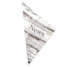 PIERR86053 -- 000 (6902) Sacchetti conici per patatine fritte cm 27x19x19 pezzi 1000 - immagine 1