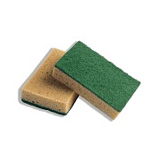 SH500404 -- 000 (6712) Spugna Abrasiva Piatti 10 pezzi - professionale Tabacco - immagine 1