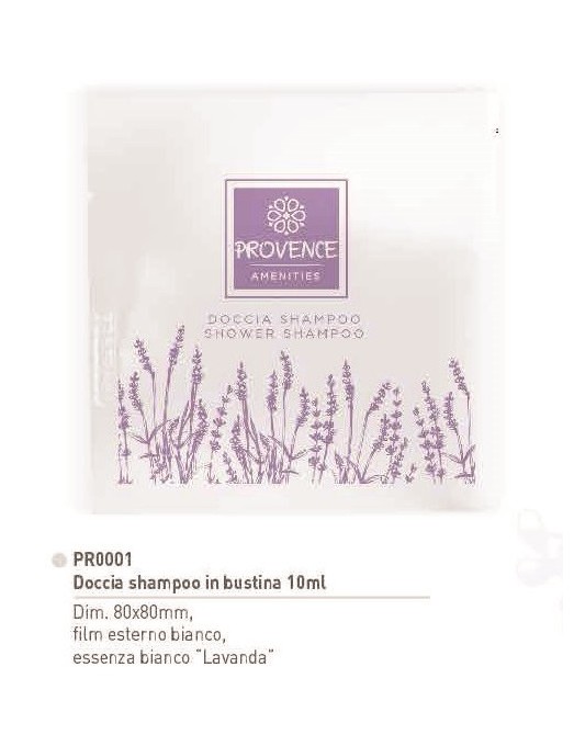 SYDEFPR0001 -- 000 (7306) Bagnodoccia-shampoo 12 ml Linea Provence essenza Lavanda pezzi 500 - immagine 1
