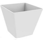 TECBQ195B -- 000 (8393) Bicchierino Quadro 95 cc Bianco 25 pezzi riuitilizzabili - immagine 1