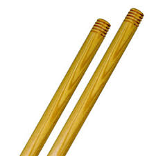 TTS121021 -- 000 (1604) Manico legno faggio vite con foro cm 130 - immagine 1