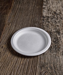 USOBKS012 -- 000 (7020) Piatti Piano 22 cm polpa di cellulosa pezzi 125 bio - immagine 1