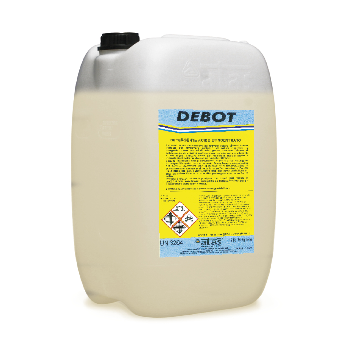 AT001012 -- 000 (6801) Debot kg 12 Disincrostante acido per cemento e calce - immagine 1