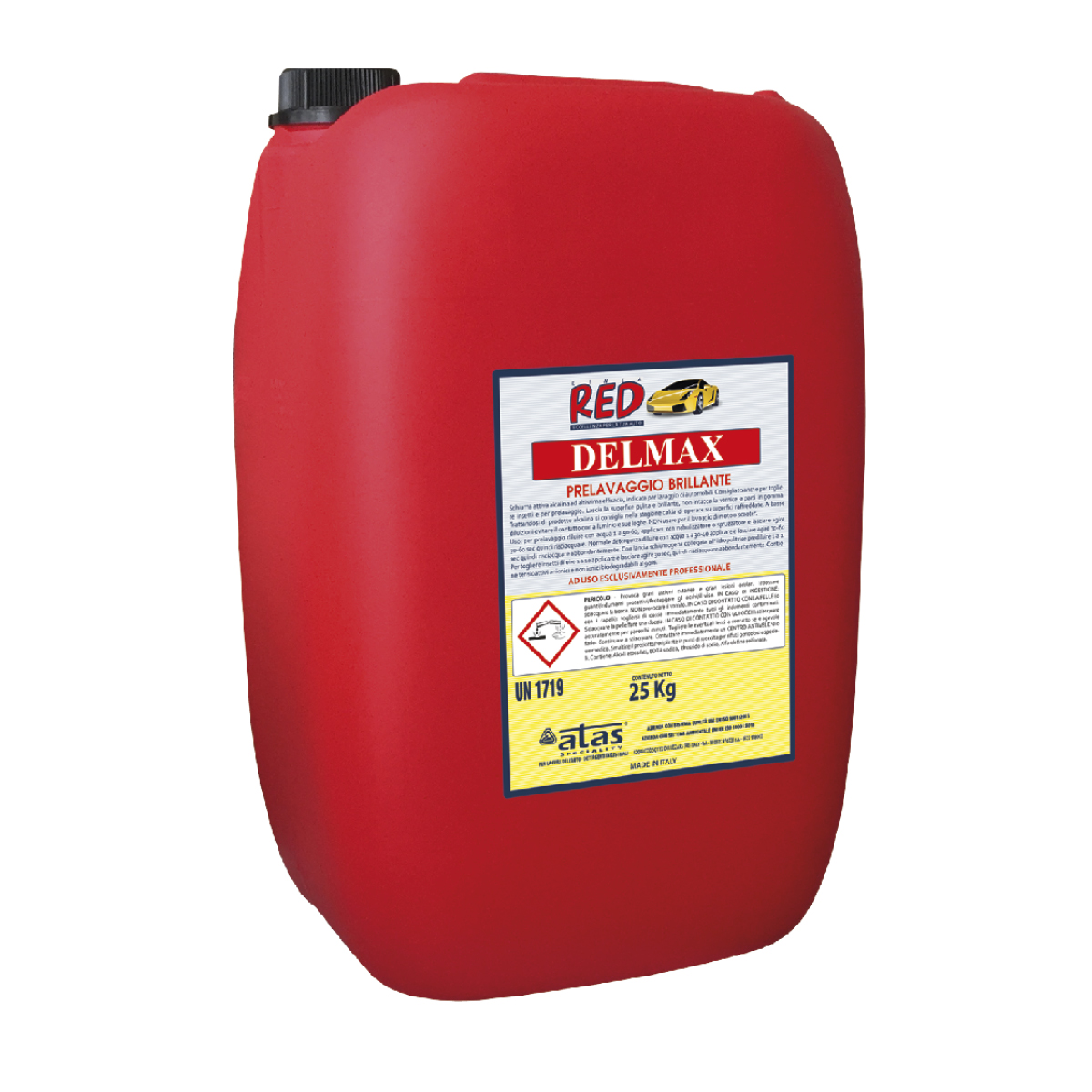 ATAS001130 -- 000 (3926) Delmax kg 10 Prelavaggio brillante RED - immagine 1