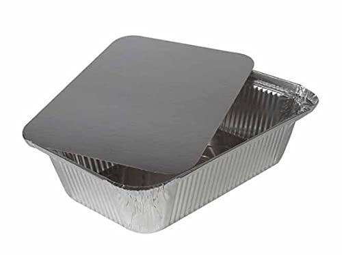 CAD0103L -- 000 (7344) Vaschette alluminio bordo L R03L pezzi 25 + coperchi pezzi 25 - immagine 1