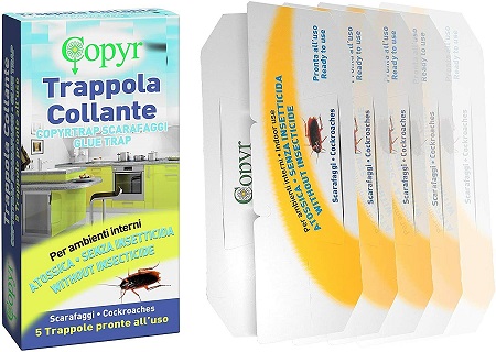 COPY1900300 -- 000 (7297) Cartone Collante Scarafaggi- insetticida pezzi 4 - immagine 1