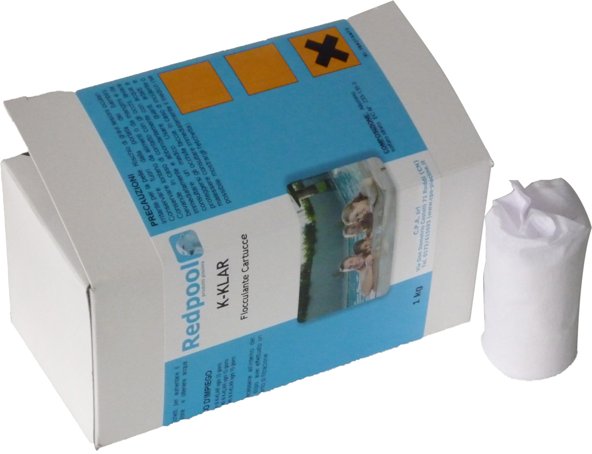 CPA9020009 -- 000 (7512) K-Klar kg 1 flocculante
(8 sacchetti da 125 grammi) per piscine - immagine 1