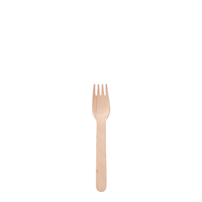 FLORIDAXFFOR10016 -- 000 (6831) Forchetta legno di betulla cm 16 pezzi 100 - immagine 1