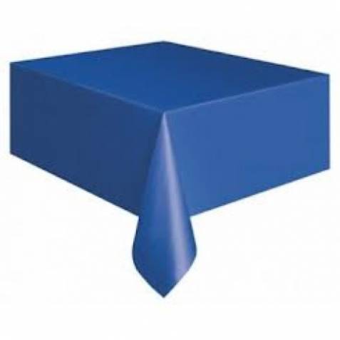 INF110671 -- 000 (3019) Tovaglia 100X100 politenata Blu pezzi 50 - immagine 1