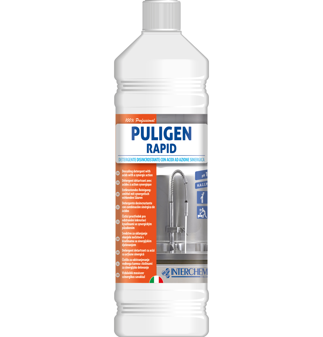 INTERCHPULRAP1X6 -- 000 (6877) Puligen Rapid Lt 1 disincrostante con acidi - immagine 1
