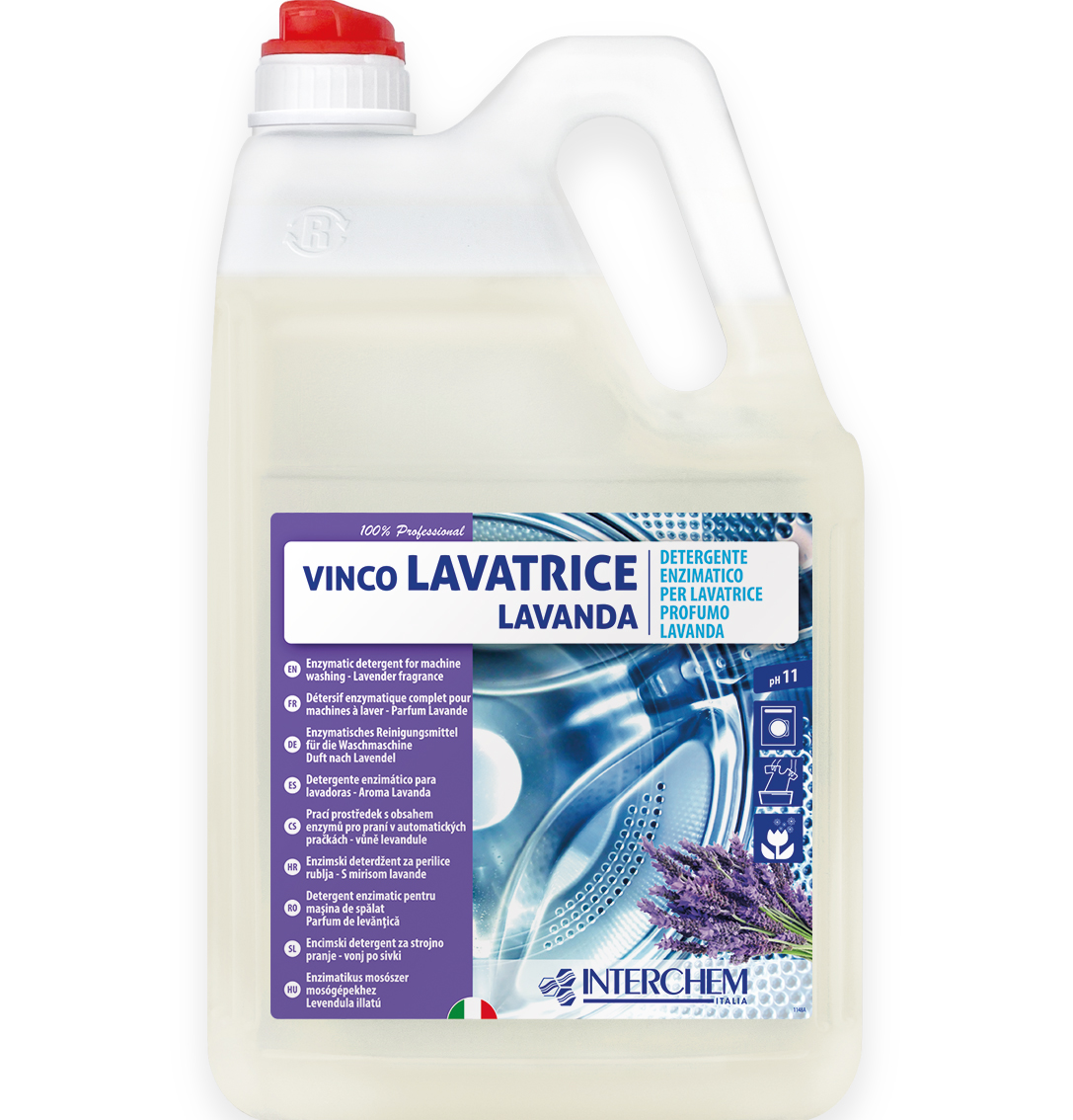 INTERCHVILLAL5X4 -- 000 (7560) Vinco Lavanda lavatrice Kg 5- Detergente liquido enzimatico - immagine 1