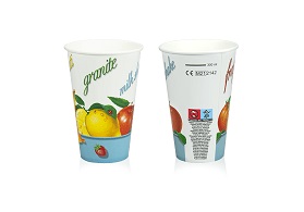 MEDABVCCS -- 000 (3689) Bicchiere Carta Bio ml 150 frullati granite - 100 pezzi - immagine 1