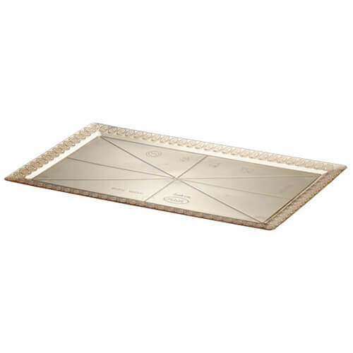 MPM014230030 -- 000 (8458) Vassoi prestige rettangolari super gold 14,5x30 - immagine 1