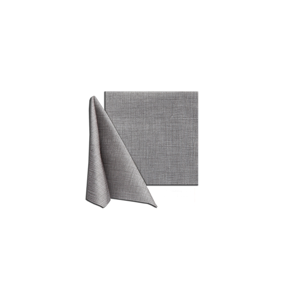 PIERA02551 -- 000 (4058) Tovaglioli 40X40 Linum Grigio Perla pezzi 50-airlaid - immagine 1